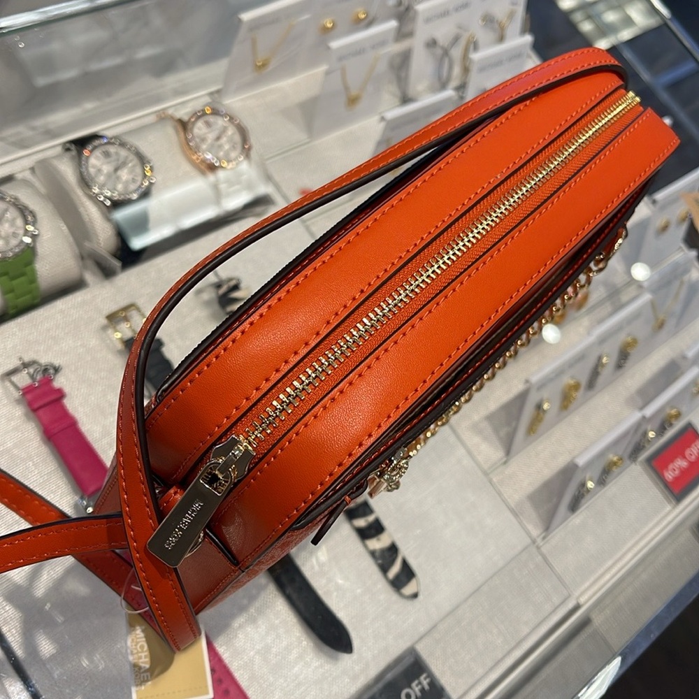 Michael Kors Jet Set Large East West Ombré Signature Logo Crossbody Bag
Red Clay - Picture 16 of 16